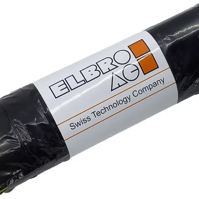 Sacco per rifiuti ELBRO 60 litri 800×600mm 40μm LDPE rotolo da 10 pezzi nero 