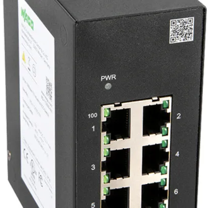 Industrial Switch WAGO 852-112, 8-Port 100Base-TX, unmanaged, IP30 