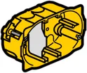Boîte ENC Batibox MOS jaune 3 mod. p=40mm pour cloison creuse 
