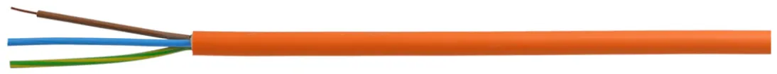 Sicherheitskabel FE180 3×1.5² LNPE orange E90 N1 SZZ1-U Eine Länge