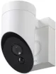 Caméra HD IP Somfy 130°, vision nocturne, sirène 110dB, IP54, blanc 