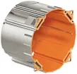 Boîte pour paroi creuse HSB Perfekt blindé (CEM), Ø73mm, orange sans halogène 