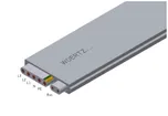 Câble plat Woertz DALI IP 5G2.5mm²+2x1.5mm² FR/LSOH B2ca s1d0a1 Une longueur