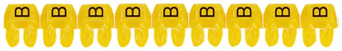 Kennzeichnungsring Legrand CAB 3, für 0.5…1.5mm² Aufdruck: 'B', gelb 