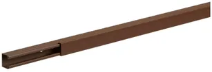 Canal d'installation tehalit LF 15×15×2000mm (l×h×L) PVC brun 