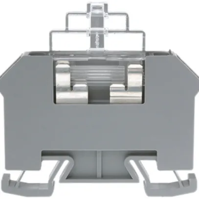 Morsetto di sicurezza Woertz 10mm² con portafusibile grigio 