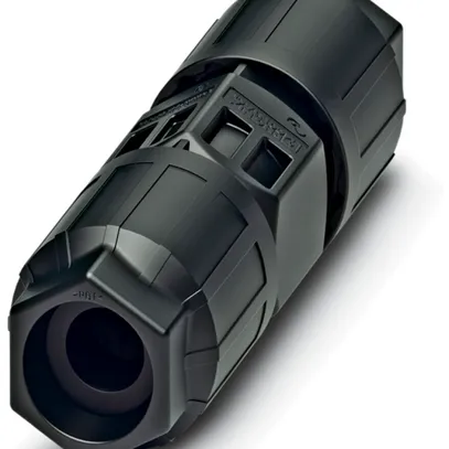 Leitungsverbinder QUICKON 2LPE 0.5…1.5mm² Ø4…9mm 2×Mutter schwarz 