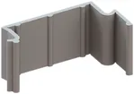 Fermacavi AGRO per canale d'installazione 6553 grigio 