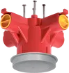 Tampon pour lampe MT Crallo-Star Ø60×85mm, a.bague de montage, 4×M20/M25 rouge 