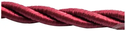 Câble textile Roesch, 2×0.75mm², PNE torsadé, brins séparables, rouge 