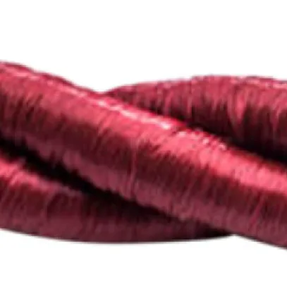 Cavo tessile Roesch, 2×0.75mm², PNE separabili, fili intrecciati, rosso 