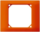 Cadre de recouvrement kallysto 80×100mm à visser orange 