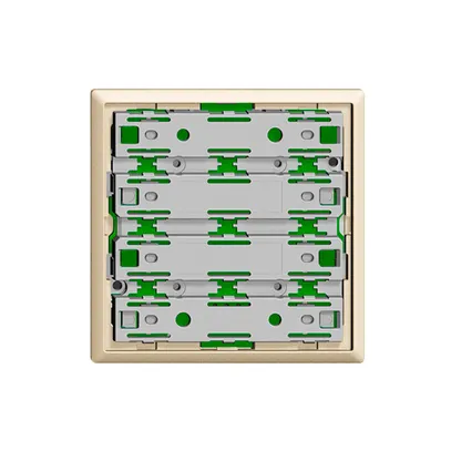 Unité fonctionnelle KNX RGB 1…4× EDIZIOdue crema avec LED 
