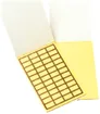 Étiquette Weidmüller TabPack auto-adhésive 15×6mm tissu jaune 