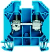 Durchgangs-Reihenklemme Weidmüller WDU Schraubanschluss 16mm² TS35 blau 
