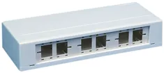 Scatola compact 6×1 port bianco R&M freenet 