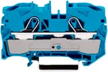 Morsetto di passaggio WAGO Top Job-S 10mm² 2L blu serie 2010 