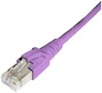 Câble patch Dätwyler CU RJ45 1.5m violet S/FTP Kat.6A LS0H 