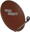 Parabolantenne WISI OA38I, Ø80mm, rotbraun 