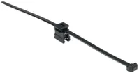 Kantenclip mit Kabelbinder EdgeClip T50ROSEC4B, oben lotrecht 1…3mm PA66W 