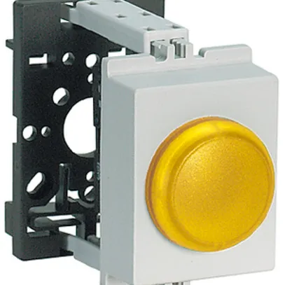 REG-Signallampe K&N, 230VAC, 2TE, Kalotte gelb 