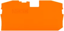 Parete d'estremità WAGO Top Job-S arancione 2P per serie 2016 