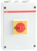 AP-Sicherheitsschalter ABB 3-polig 30A 400V hellgrau-rt-gelb 