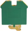 Morsetto di terra componibile Woertz 1.5…4mm² vite 2×1 guida G verde-giallo 