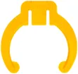 Crampon de fixation MT Crallo-Rohr-Fix M40 jaune 