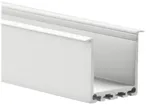 Profilo da incasso DOTLUX tipo 12 alluminio alto argento 2m 