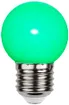 Lampada LED M. Schönenberger E27 1W 15lm 69mm G45 opale verde 
