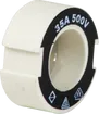 Vite calibrata DIII E33 500V in ceramica 35/40A secondo DIN 49516 nero 