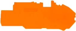 Abschlussplatte WAGO 1mm orange 