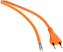 Câble de raccordement 2×1.5mm² 5m PUR fiche T11 surmoulée orange 