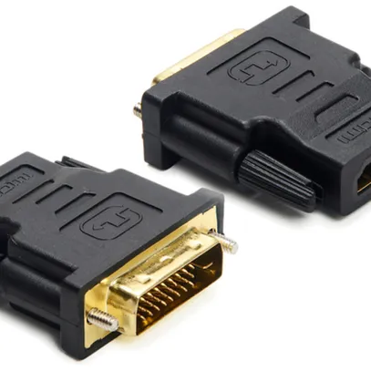 Adaptateur Ceconet HDMI (f)/DVI (m) WUXGA 165MHz 4.95Gbit/s blindé noir 