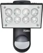 LED-Sensorstrahler Züblin Pro 19W 200° 3100K IP55, schwarz 