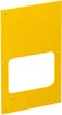 Plaque de recouvrement Bettermann dispositif de protection 160×105mm, PVC, jaune 