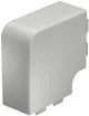 Angle plat Bettermann pour canal d'installation WDK gris clair 60×110mm 