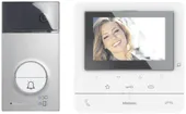 Kit interphone portier vidéo 1-fam Bticino, 2 fils, LINEA 3000 / CLASSE 100 