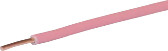 Fil sans halogène FR 1.5mm² rose Eca H07Z1-U 