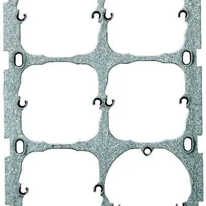 Placca di fissaggio INC ABB 3×2 per 3×52 