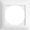 Cadre de recouvrement EDIZIOdue 1×1 blanc 