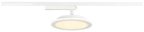 Luminaire LED SLV PANEL TRACK round 18W 1800lm 3000K adaptateur 1-ph. blanc 