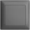 Kit frontale INC EDIZIOdue grigio scuro 88×88mm per copertura cieca 