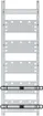Panello Media ABB, p.distributore vuoto, 1 parte, 5 file altezza 0 