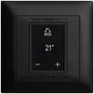 Thermostat d'ambiance EDIZIOdue FMI noir, avec écran, chauff.sol&conv. 