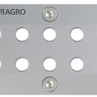 Plaque passe-câbles AGRO MCE Alu S01 10 trous 5.5…7.5mm Aluminium 