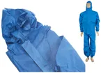 Vestito monouso grd.XL cat.3, tipo 5+6, CE0120, blu 