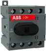 Interrupteur de charge ABB 16A/400V 4L, AC22A, 4.pole à droite gris clair 