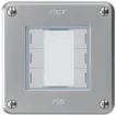 UP-Taster robusto C KNX 6× RGB LED s/e-link aluminium 